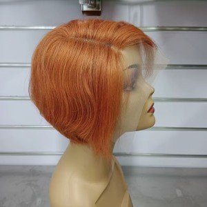 Kopie 1 Pixie Short Straight Remy Haar Perücke French